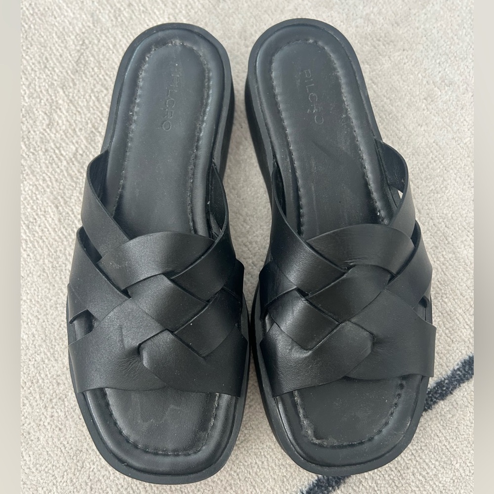 Anthropologie Pilcro Braided Sandals